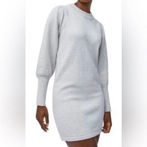 Cream Knit Sweater Dress